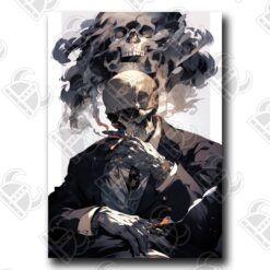 skull smoker plakát